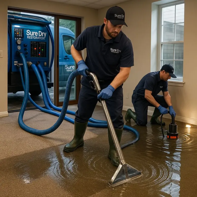 Water Extraction and Removal process in Morton, TX